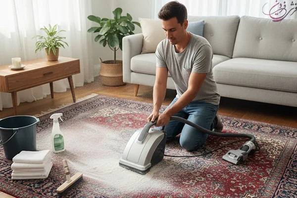 تمیز کردن فرش