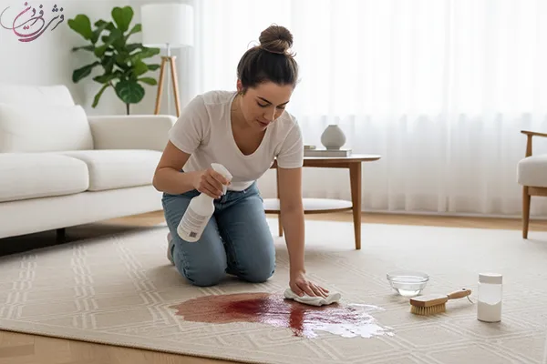 تمیز کردن لکه‌های در معرض نمایش