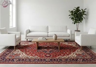 فرش قرمز با چه رنگ مبلی ست میشه