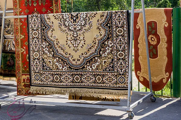 hanging-carpet-immediately-after-washing