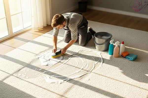 How to wash white carpet at home