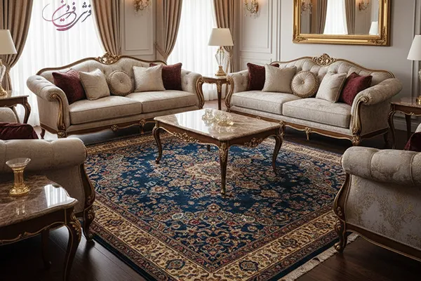 مبل کرم طلایی با چه فرشی ست میشه