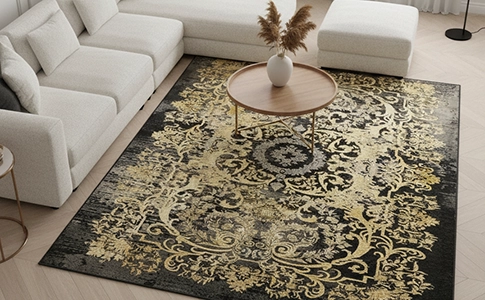 فرش وینتیج طلاکوب