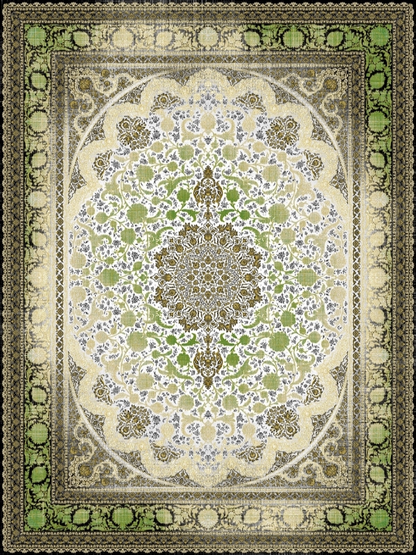 فرش 700 شانه وینتیج طلاکوب کد 5022s فردین