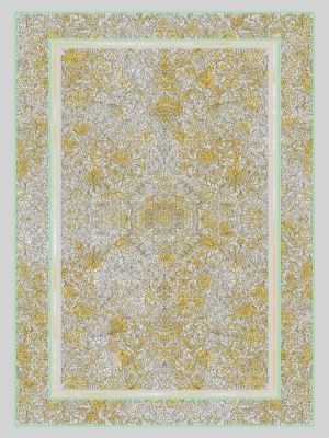 فرش 700 شانه وینتیج طلاکوب کد 5060 فردین