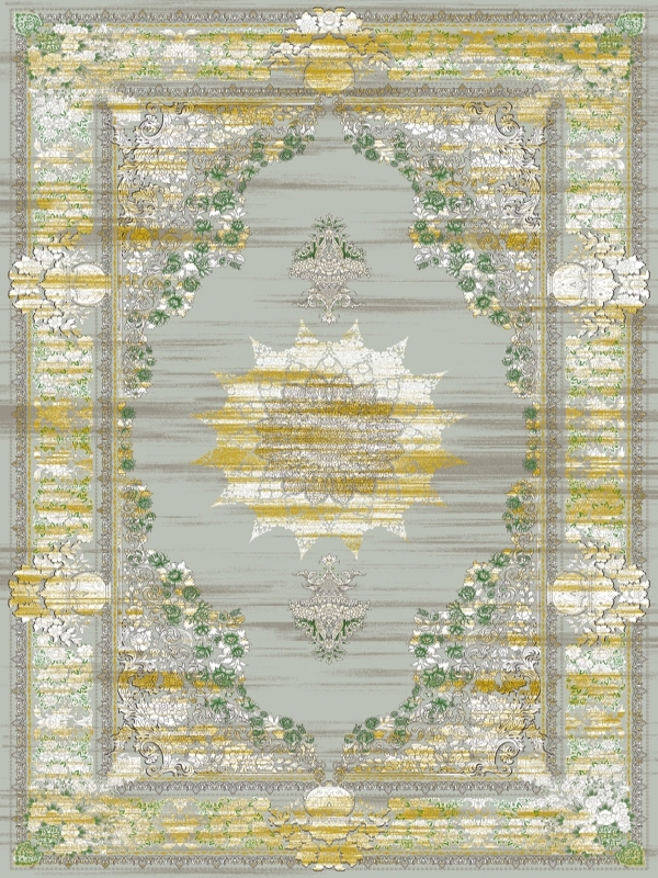 فرش 700 شانه وینتیج طلاکوب کد 5071 فردین