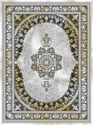 فرش 700 شانه وینتیج طلاکوب کد 5385 فردین