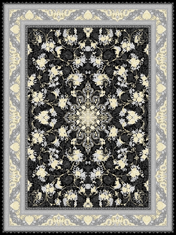 فرش 700 شانه طلاکوب کد 492 فردین