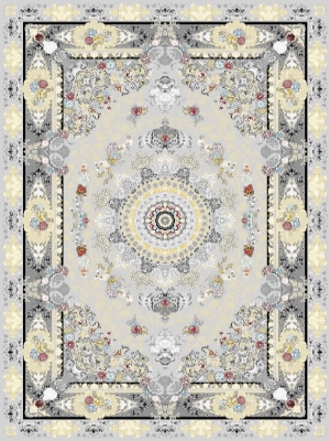 فرش 700 شانه طلاکوب کد 680 فردین