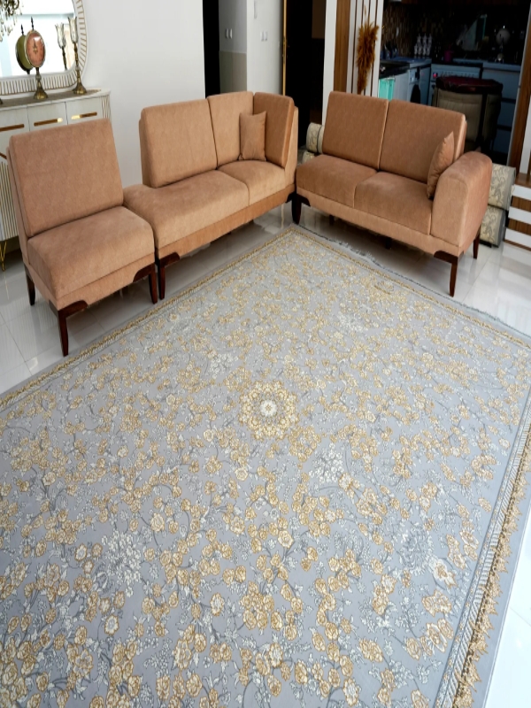 فرش 700 شانه طلاکوب کد 140 فردین