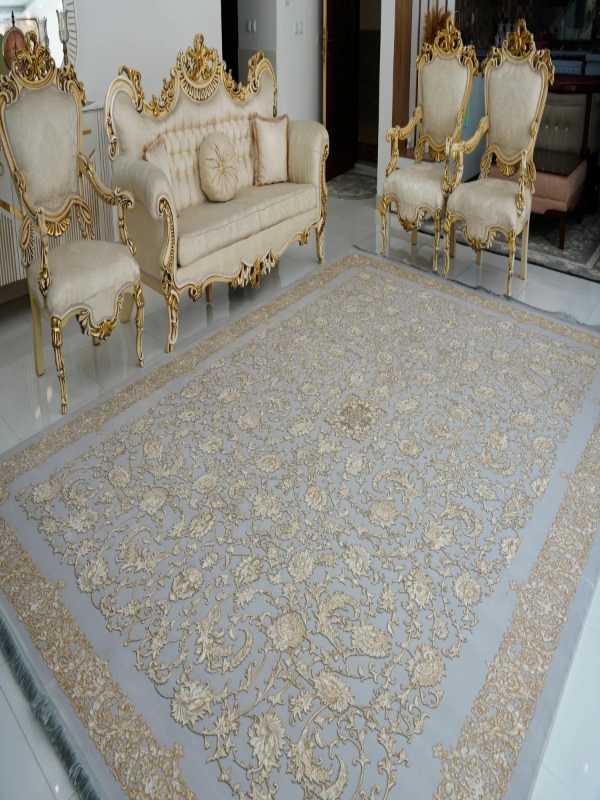 فرش 700 شانه طلاکوب کد 300 فردین