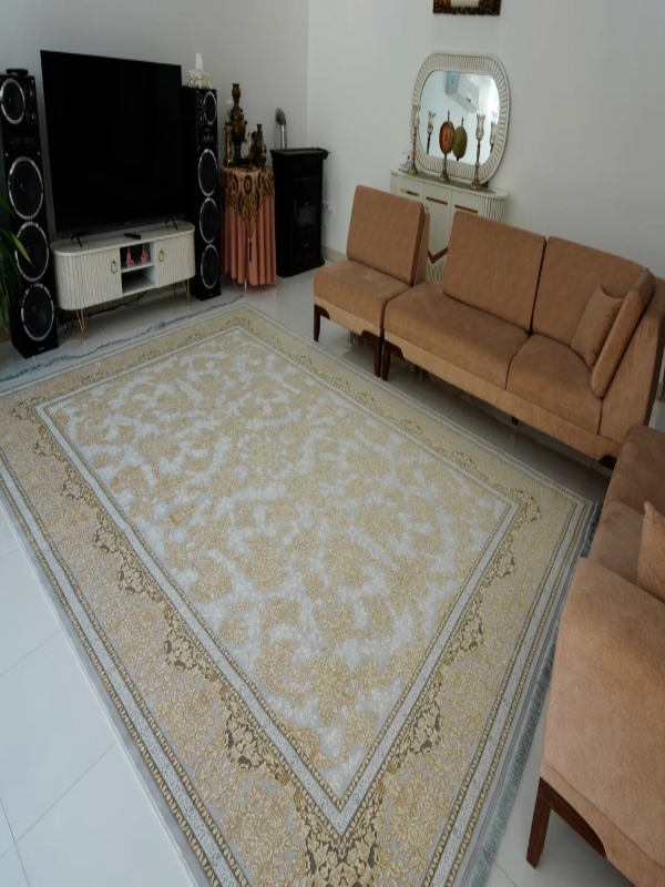 فرش 700 شانه طلاکوب کد 340 فردین