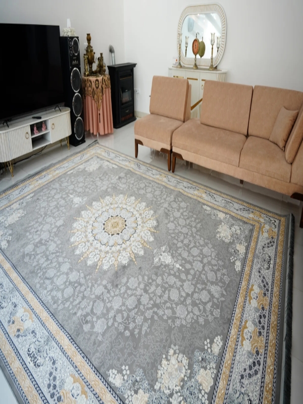 فرش 700 شانه طلاکوب کد 421 فردین