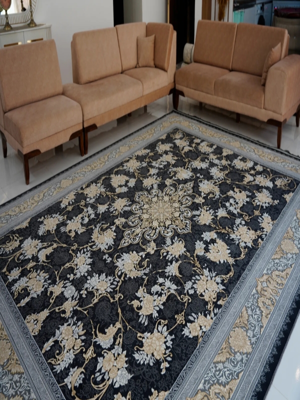 فرش 700 شانه طلاکوب کد 492 فردین