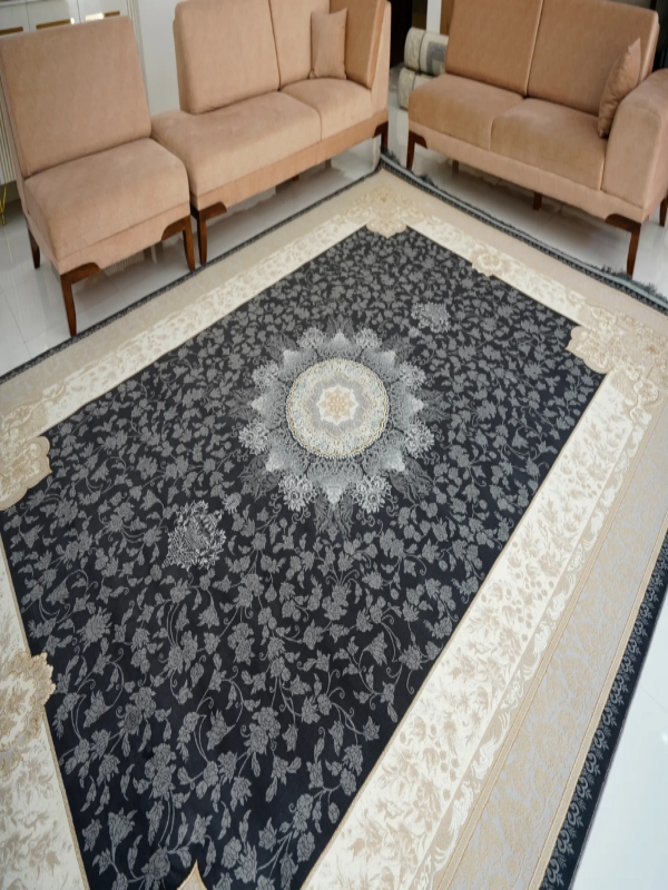 فرش 700 شانه طلاکوب کد 602 فردین