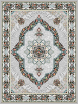 فرش 700 شانه رنگی کد 2167 فردین